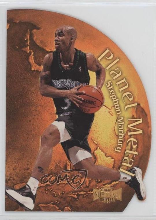1998-99 Metal Universe Planet Metal Stephon Marbury #9PM 11jf
