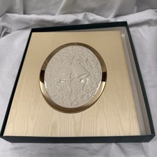 Lenox Wedding Promises Bells Ivory Gold Plaque Photo Album 9" x 8" With Box NOTE