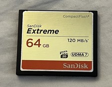 SanDisk 64GB Extreme Compact Flash Memory Card