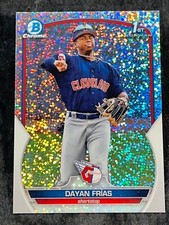 2023 Bowman CHROME 1st SPECKLE REFRACTOR PROSPECT ROOKIE Dayan Frias Item 1