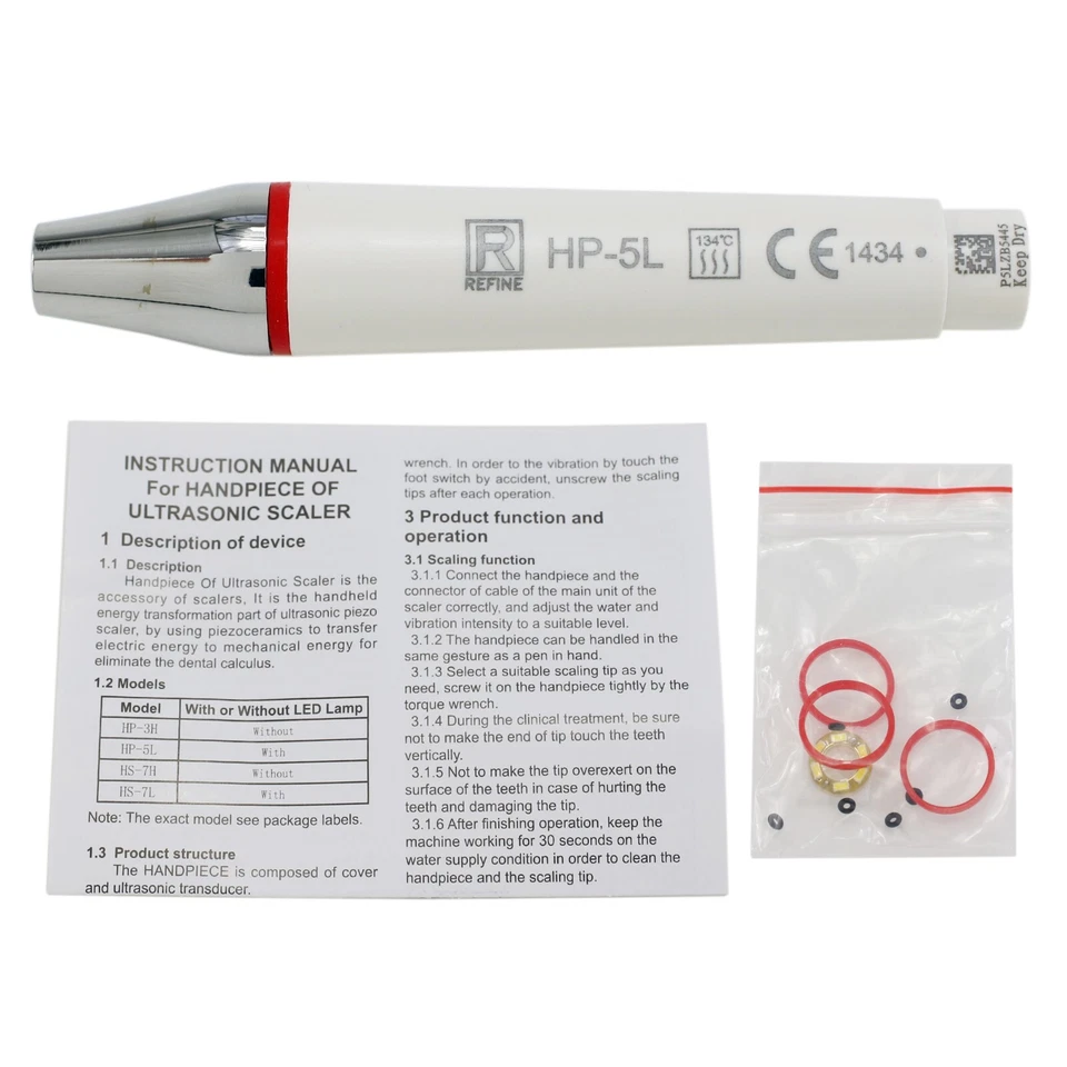 For EMS PIEZON LED Handpiece Dental Woodpecker Ultrasonic Scaler Tips G1 P1 P3 - Image 3 of 4