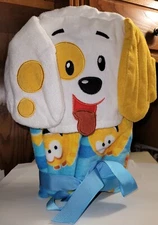 NEW Nickelodeon Bubble Guppies Puppy Cotton Hooded Bath Towel 51" x 23" 