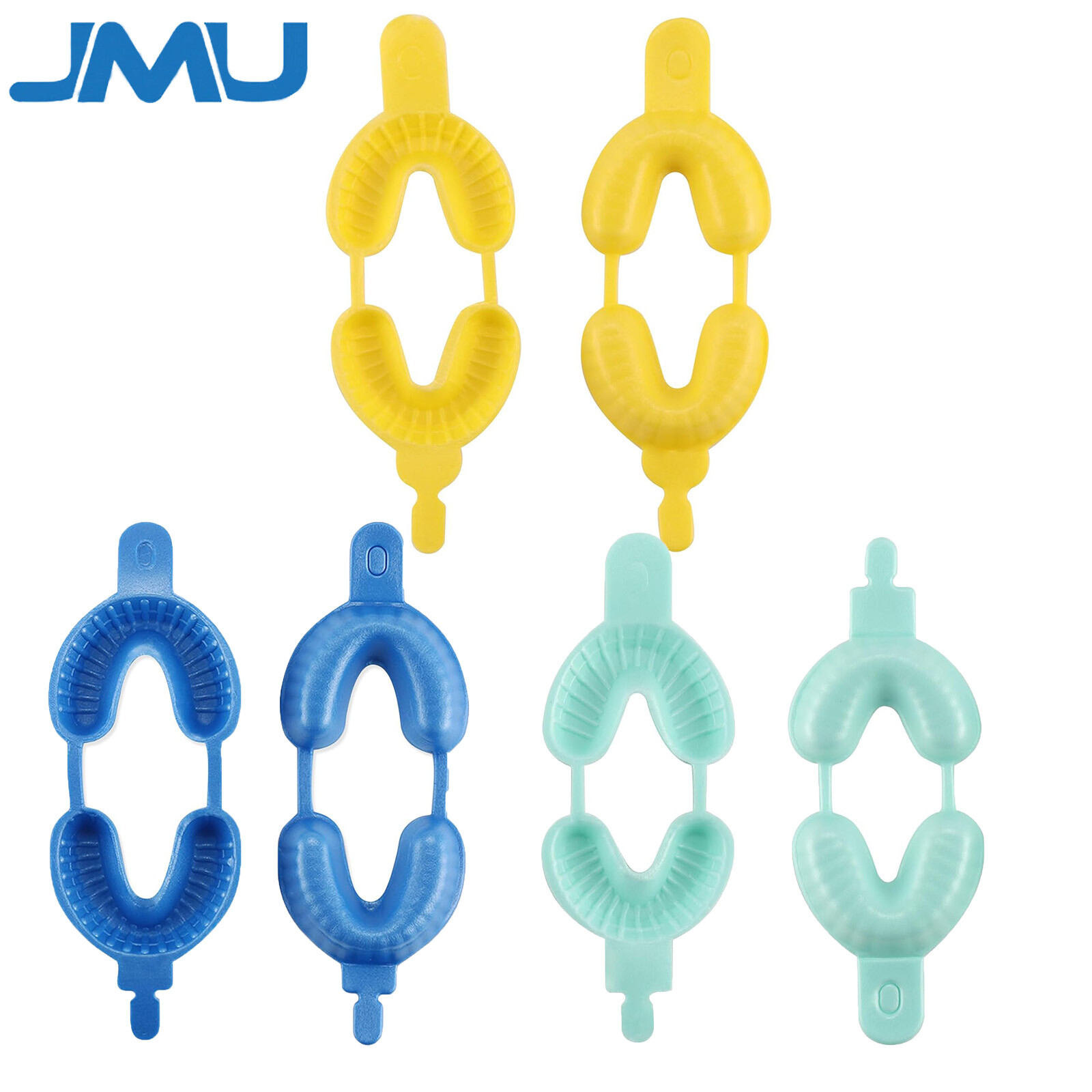 300 Plateaux Dentaires Double Arcade Pour Fluorure – Tailles L/M/S – Gel Ou Mousse – Neuf Sous Blister