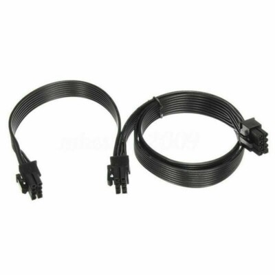 8 Pin to DUAL 8 (6+2) PCI-e GPU Cable for EVGA, Silverstone Modular Power Supply
