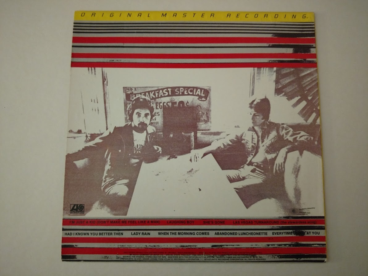 HALL & OATES LP ABANDONED LUNCHEONETTE MFSL 1-069 JAPAN PRESSING