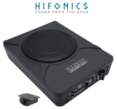 HIFONICS VRX1000A Aktiv Untersitz Subwoofer 10'' (25 cm) Aktiv-Box 300 Watt