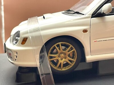 RARE* 1/18 AUTOart 2001 Subaru New Age Impreza WRX STI (White) JDM