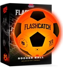 Light up Soccer Ball - Glow in the Dark - NO 5 - Sports Gear Gifts for Boys & Gi