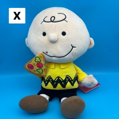 【L】WAREHOUSE PEANUTS CHARLIE BROWN カフェオレ Peanuts Snoopy Charlie Brown Eat Pizza SEGA BIG Plush 12