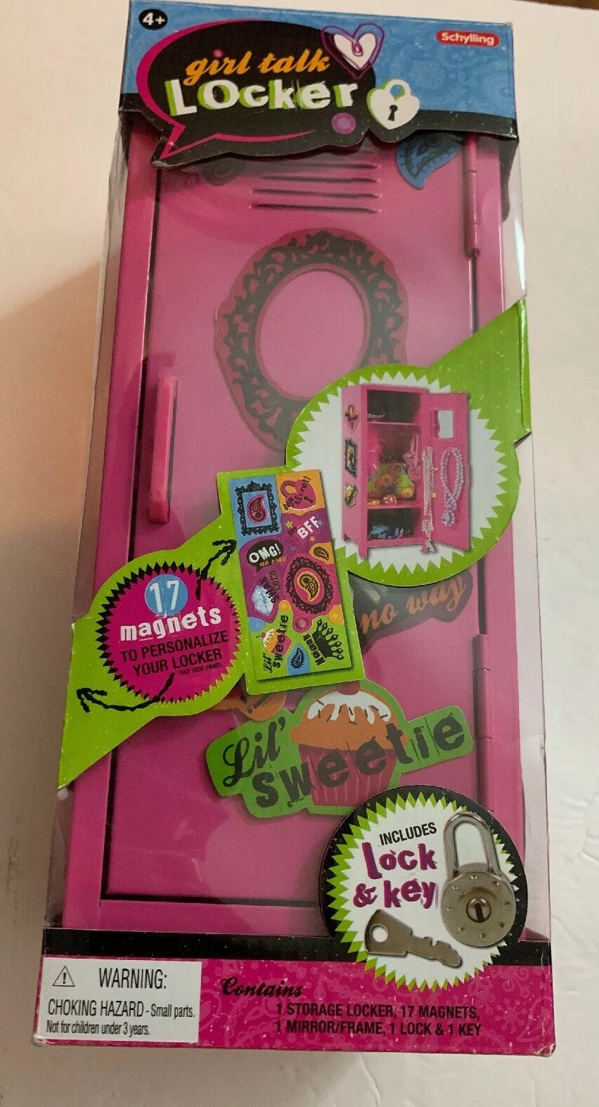 schylling girl talk locker with magnets