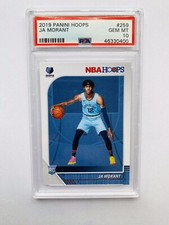 2019-20 Ja Morant #259 Panini Hoops Rookie Card PSA 10 Gem Mint RC Grizzlies