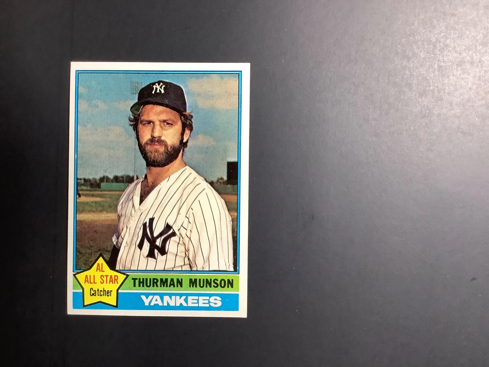 Thurman Munson trading card