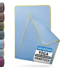 NirvanaShape ® Yoga Handtuch rutschfest | Yoga Sport Pilates Matte | Antirutsch