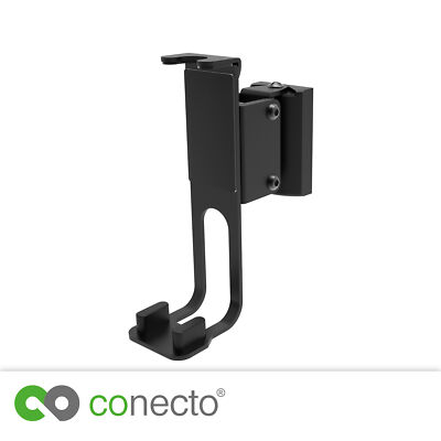 conecto Lautsprecher Wandhalterung für Sonos  One, One SL, Play:1, schwarz