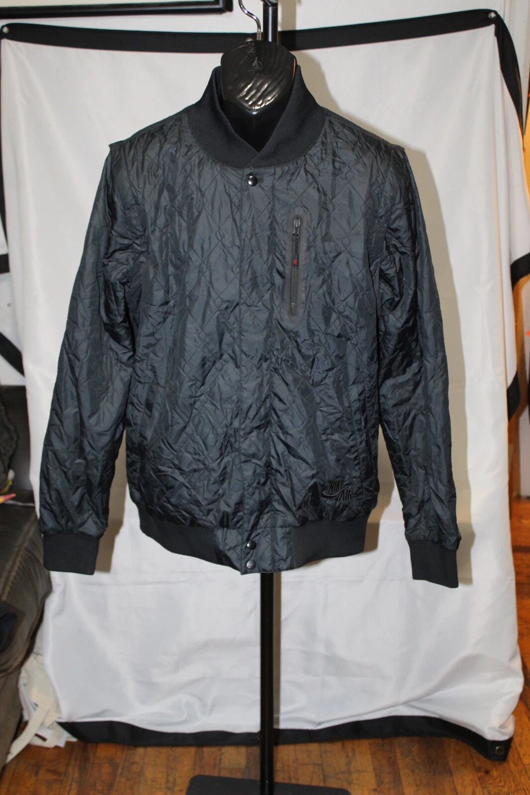 MESHKI Giacca gilet bomber convertibile Nike Air Athletics. Taglia L