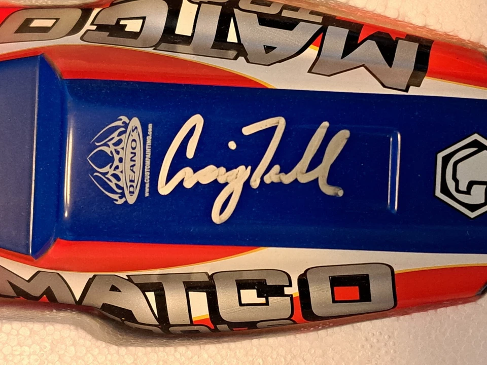 亲笔签名 Matco Tools Craig Treble Muppets 2002 1: 9 Pro 现货摩托车自行车  — 第 2/4 张图片