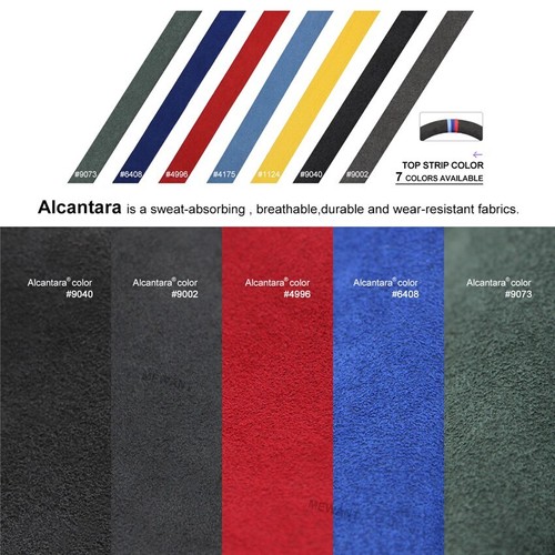 Alcantara Steering Wheel Cover for Mercedes Benz AClass W176 A45 AMG