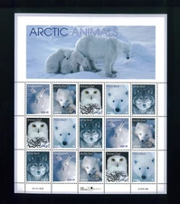 United States 33¢ Arctic Animals Postage Stamp #3288-92 MNH Full Sheet