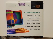 Compuserve Software Install 3.5" Floppy Disc 1995 New Sealed USA Promo Mailer