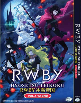 ANIME RWBY: HYOSETSU TEIKOKU RWBY VOL.1-12 END DVD ENGLISH ANIME RWBY: HYOSETSU TEIKOKU RWBY VOL.1-12 END DVD ENGLISH
