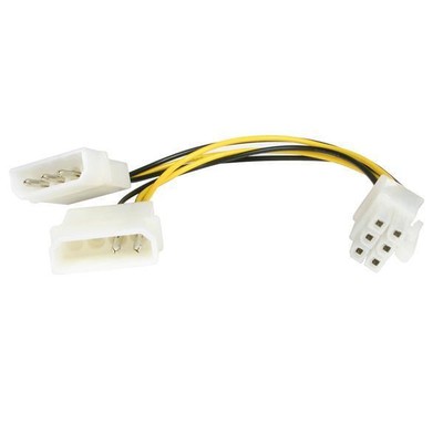 StarTech Netzteilkabel Grafikkarte PCI Express - LP4 auf 6 Pi