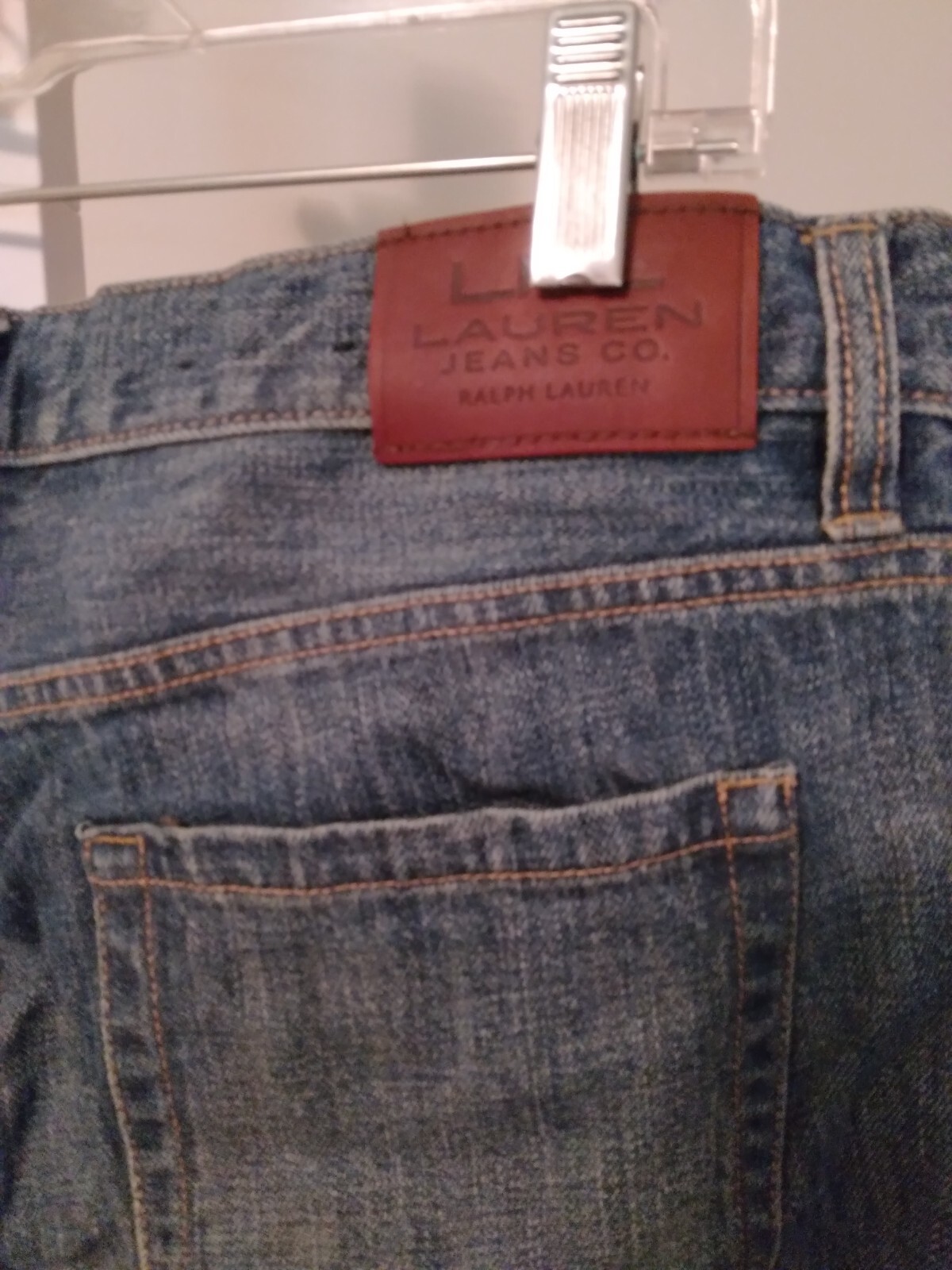 Ralph Lauren Jeans Co Womens Sz 10 Blue High Rise Med Wash 36W 27 Inseam Denim thumbnail 3