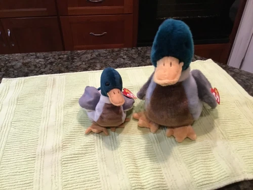 JAKE the TY Beanie Buddy and JAKE the TY Beanie Baby w/tags 1998 MWMT VINTAGE