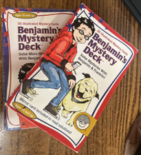 Benjamin's Mystery Decks 1  2 Card Game MindWare Illustrated Mystery Cards