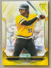 2019 Topps Triple Threads Baseball MLB #60 Josh Bell /75 Citrine Refractor Card