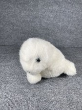 1982 Dakin 14" Harp Seal Pup Baby Plush Stuffed Animal Vintage Collectible
