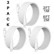 3 Pack USB-C to USB-C Fast Cable Charger Type C Cord For iPhone 15/16/17/Pro Max