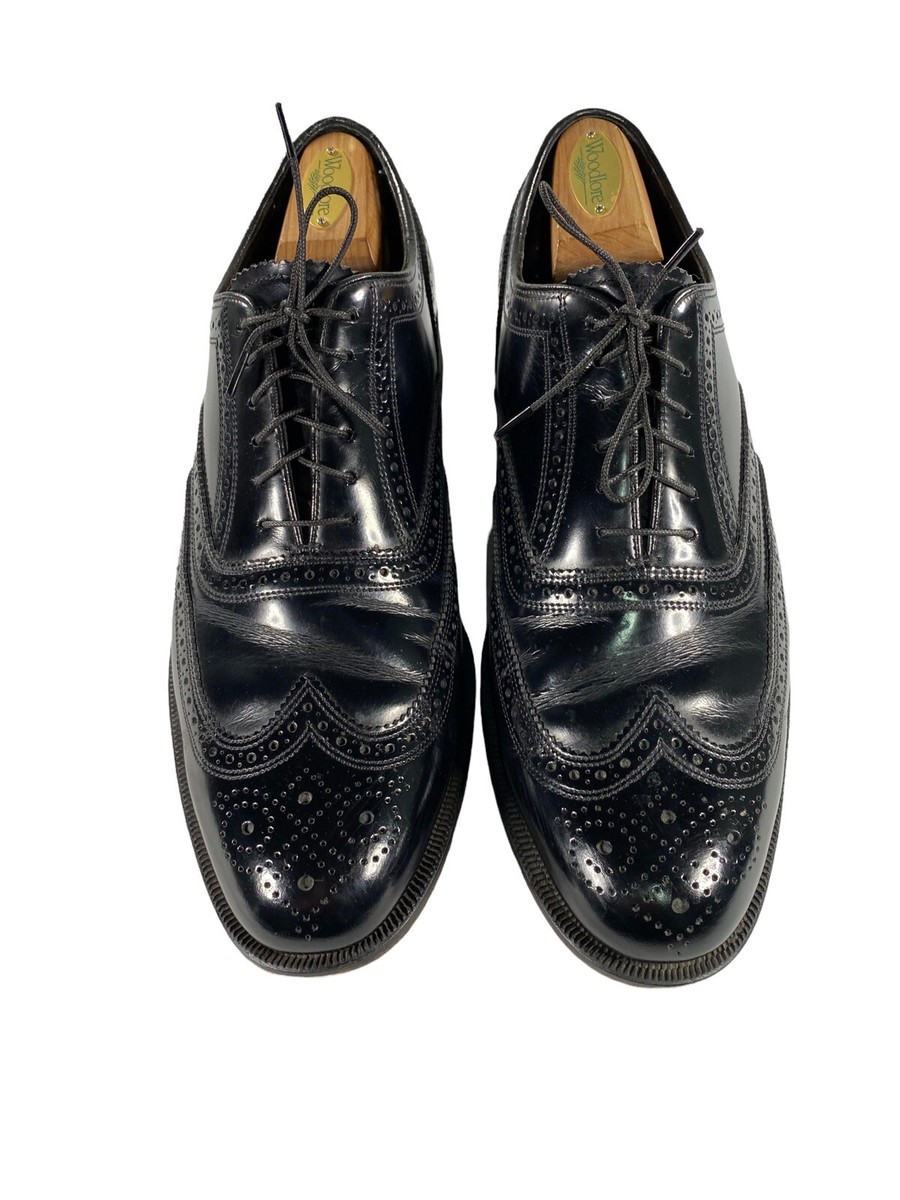 FINAL SALE PRICE Comfort Plus Slip On Wingtips in 9.5D + Shoe Trees Strand Cap-toe Oxford Dress Shoe | Men main image 4