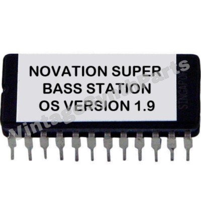 Novation Super Bass Station 37 Tasten Synthesizer Firmware Update Chip