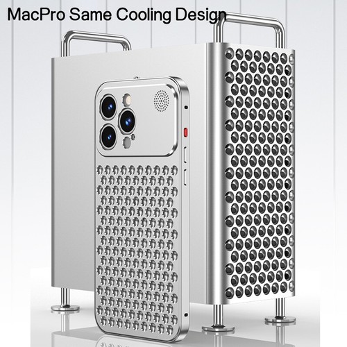 Hülle Für iPhone 15 Pro Max 14 13 12 Aluminium Metall Aromatherapie Schutz Etuis - Bild 7 von 17