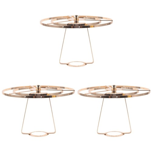 3 Sets Lamp Harp Holder Kit Lampshade Holder Frame Ring DIY Making Lighting