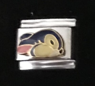 Stitch Close Up Enamel Wholesale ITALIAN CHARM Link 9MM K2022BG5