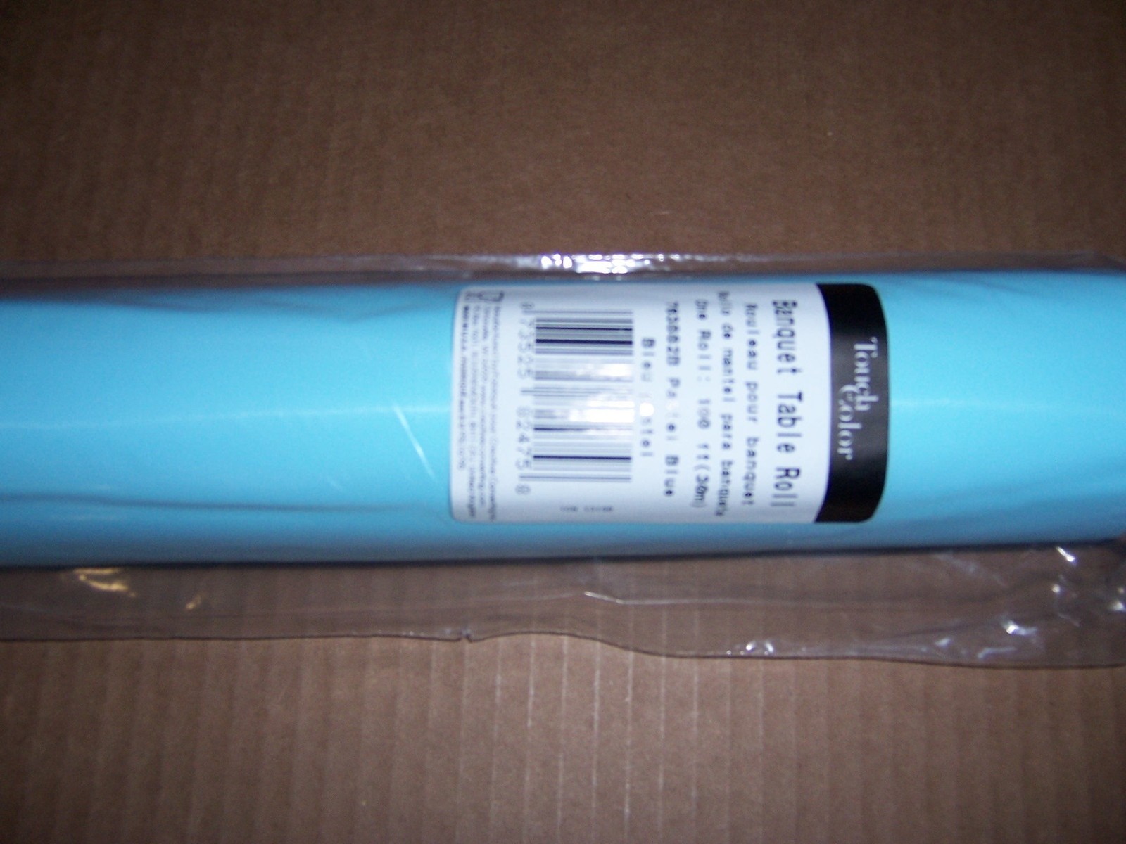 Banquet Table Cloth  Roll 40" wide 100 ft long Pastel Blue