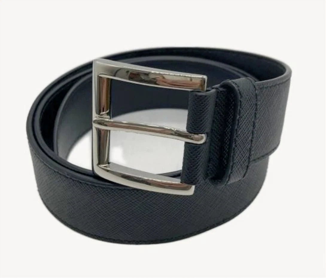 PRADA メンズ レザーベルト　85 PRADA Leather Black Belts for Men for sale | eBay