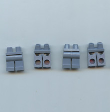 LEGO x 4 Sand Blue Minifigure Hips and Legs Plain 970c00