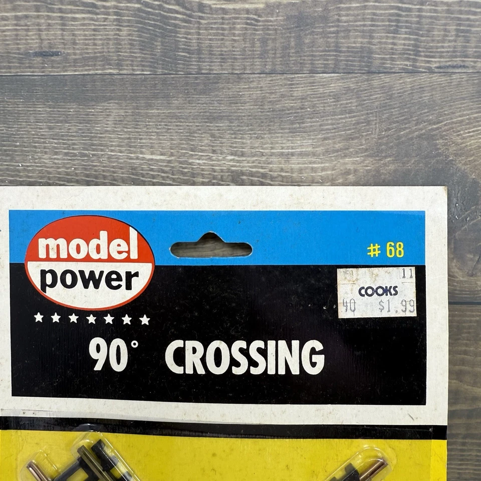 Vintage Model Power #68 HO Scale 90 Degree Crossing Track NOS - Image 3 of 4
