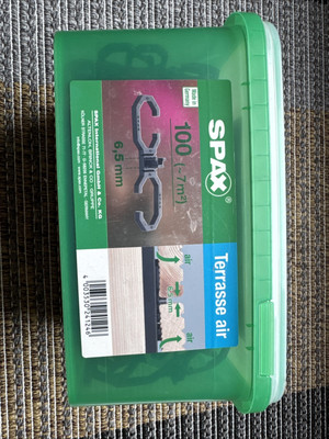 Spax Terrasse Air 100stk. 6,5mm