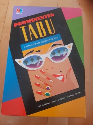 Prominenten TABU von MB Spiele RETRO aus dem Jahr 1992