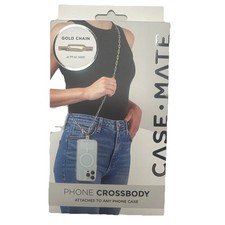 Phone Crossbody Gold Chain Attaches To Any Phone Case ,Chic Crossbody Design