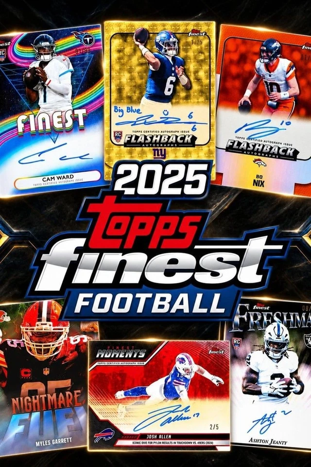 $1 STARTS 🔥 TOPPS Chrome Football, Finest & Signed Helmets! HUGE HITS!