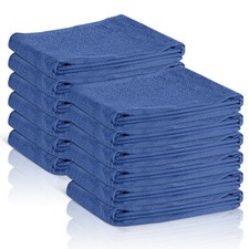 12 Pack 100% Cotton Size 15x25 Blue Cleaning ...