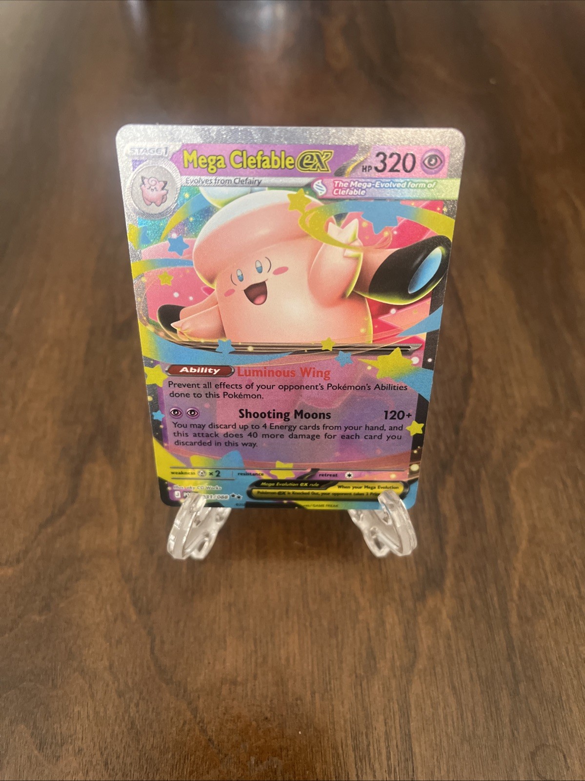 Mega Clefable ex 031/088 Me03: Perfect Order Holo