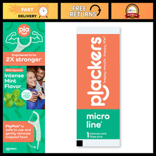 500 Count Micro Line Floss Picks - Intense Mint Dental Care, Fresh Breath
