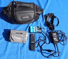 Canon ES50A 8mm Video Camera Camcorder Inspected/TESTED Case Remote AV Cable