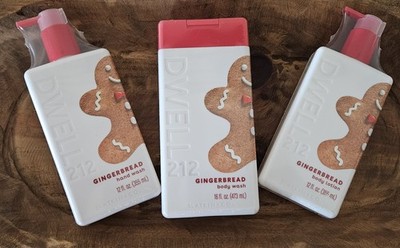 DWELL212 Slatkin + Co. 3 Piece Personal Care Holiday Gift Set Gingerbread