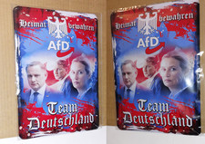 AfD Blechschild Heimat bewahren - Team Deutsc...